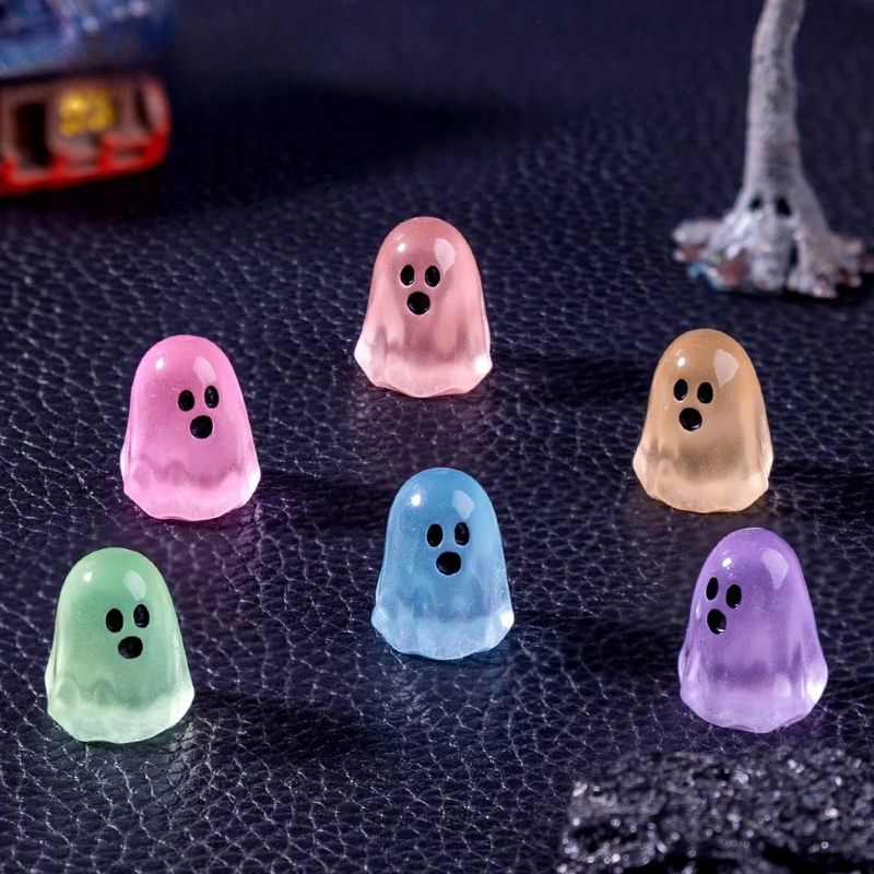 Décorations Halloween Figurines Fantômes Scintillantes