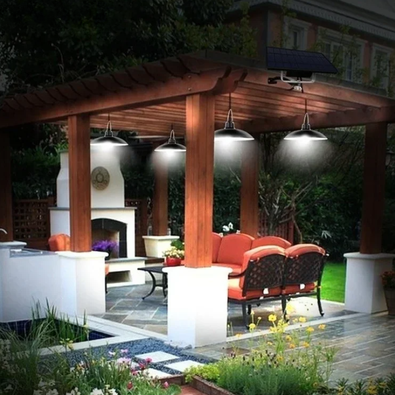 Éclairage de Terrasse Solaire LED avec Télécommande