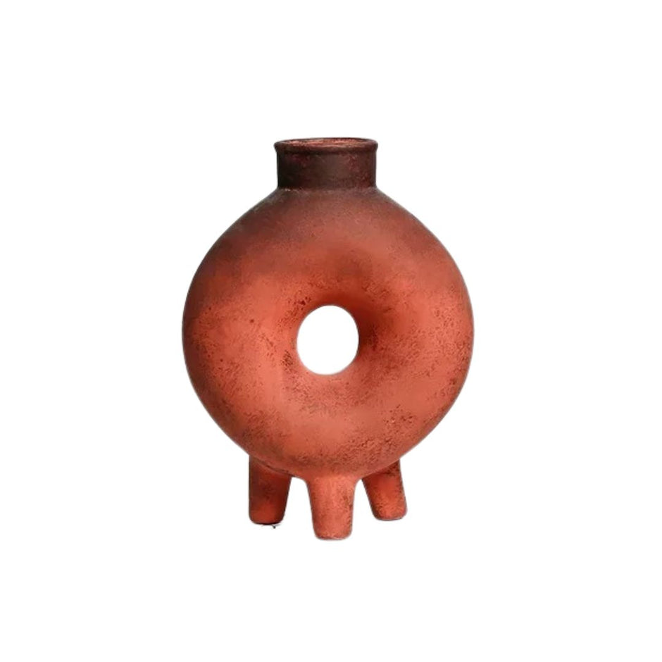 Vase en Terre Cuite Minimaliste Style Creux