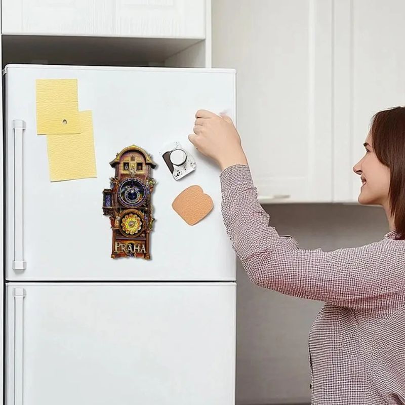 Aimant Réfrigérateur Horloge Astronomique de Prague