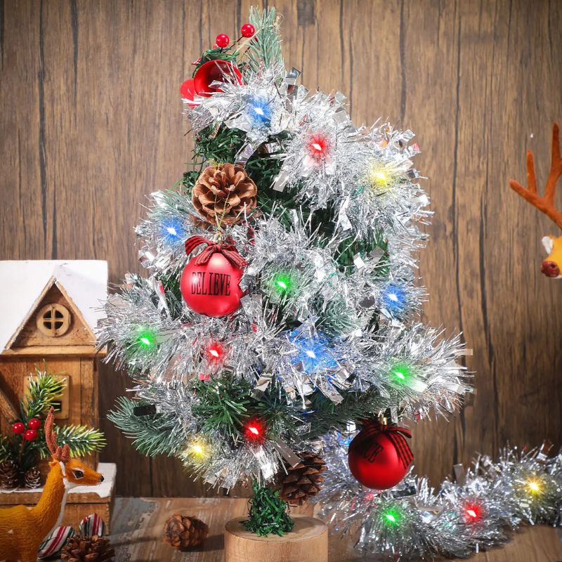 Guirlandes de Noël Épaisse avec Lumières