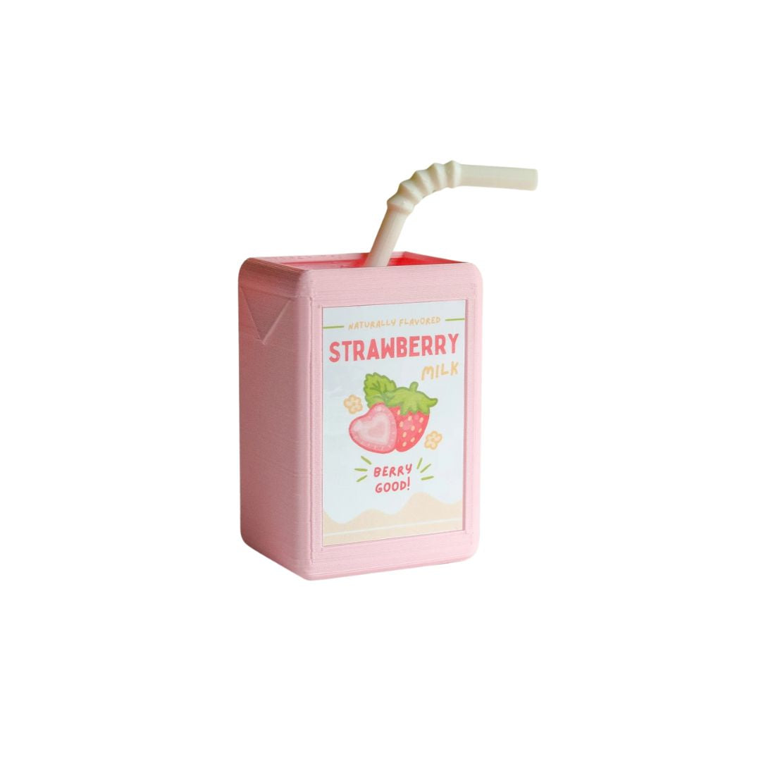 Vase Fleur en Forme de Boîte de Jus