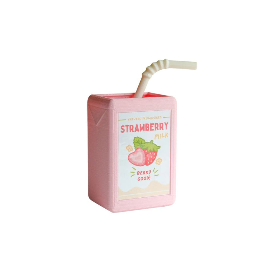 Vase Fleur en Forme de Boîte de Jus