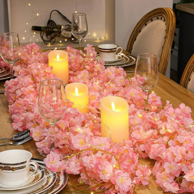 Guirlandes d’Intérieur LED Fleurs de Cerisier