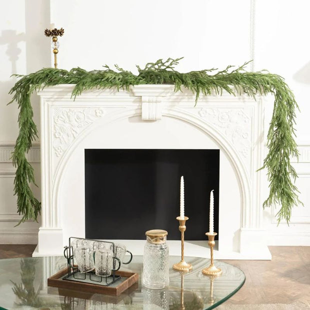 Décoration de Noël Guirlande Verte Artificielle