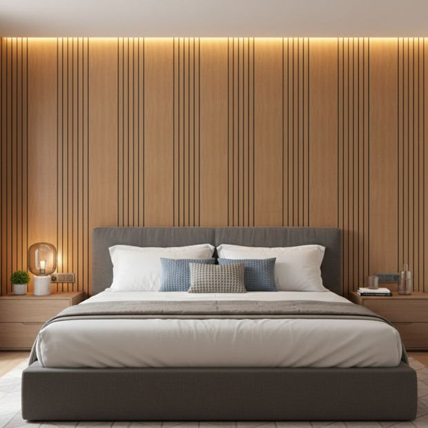 Panneau Mural Bois En Rouleau Avec Effet 3D