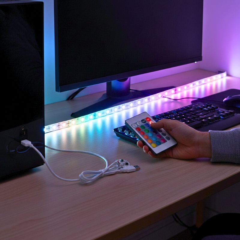 Télécommandes Universelles RGB avec Carte Lumière LED