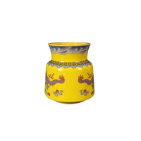 Vase Art Style Chinois en Jaune