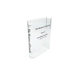 Vase Maison en Acrylique Transparent en Forme de Livre