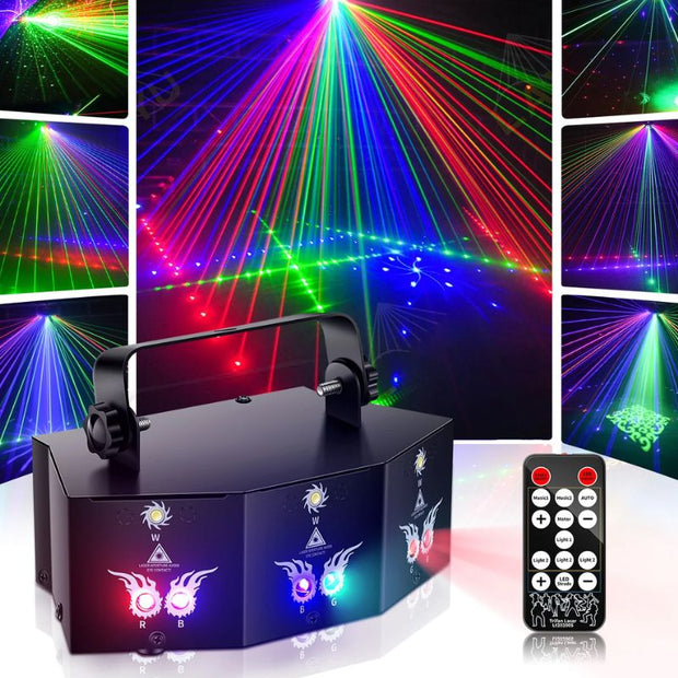 Éclairages De Salle Lumière De Scène Avec Effets Spéciaux Multicolores