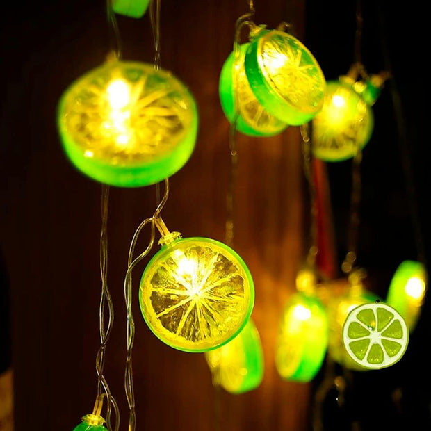 Guirlandes d’Intérieur LED Citron Lumineux