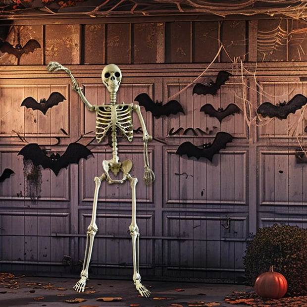Décorations Halloween Grand Squelette Humain Réaliste