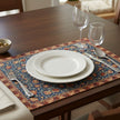 Set De Table En Lin Vintage Inspiration Orientale