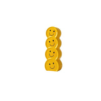 Vase Art Jaune en Forme de Smiley