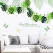 Décorations Été Guirlande Tropicale à Feuilles Vertes