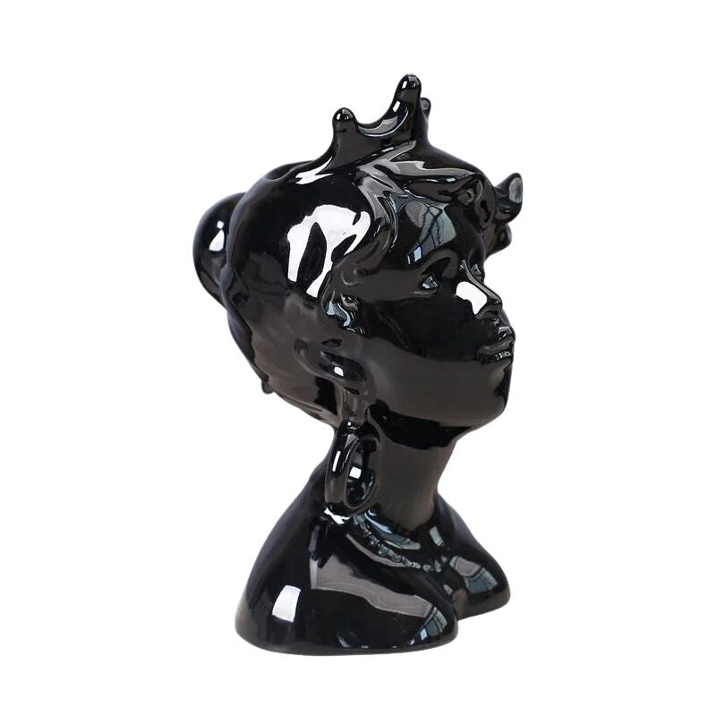 Vase Tête Baiser Romantique