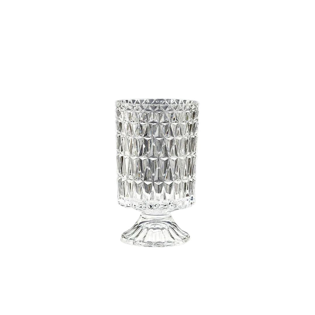 Vase en Cristal Gaufré pour Décoration de Table