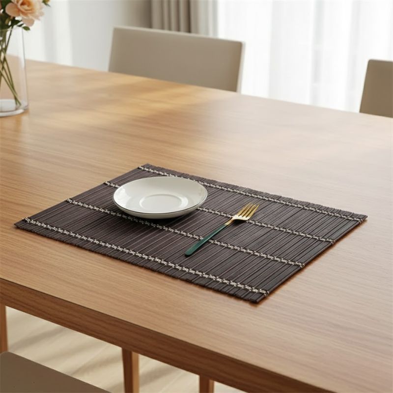 Set De Table Bambou Naturel Et Résistant