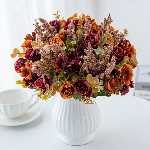 Fleur Artificielle Multicolore Réaliste