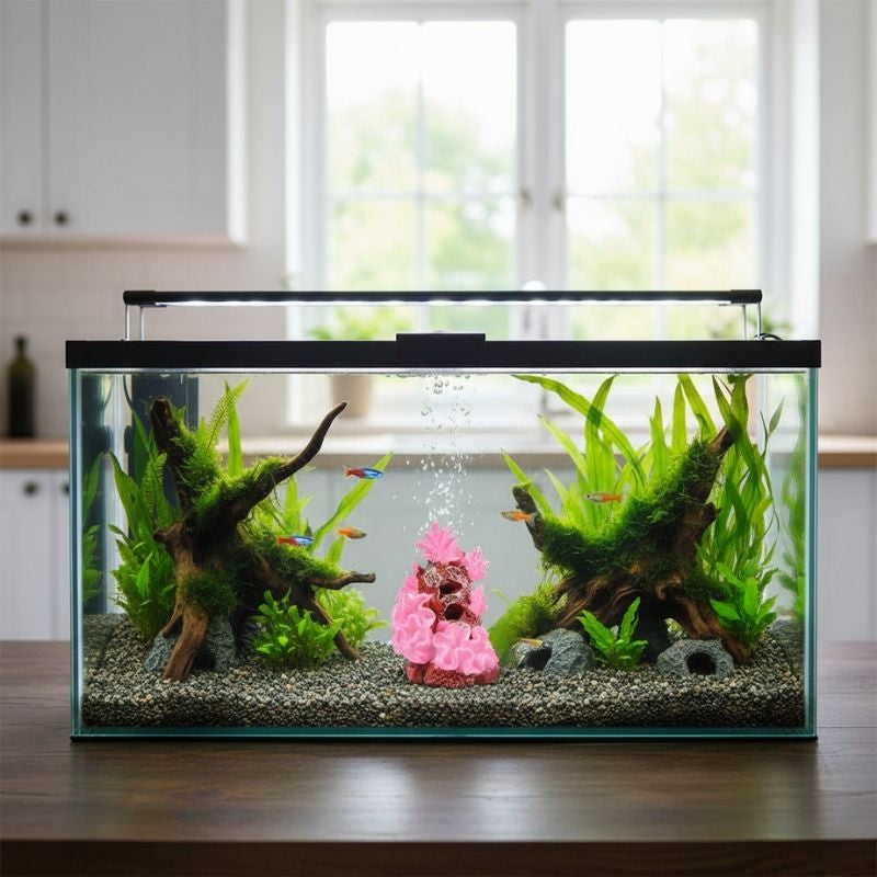 Décoration Terrarium En Corail Rose Artificiel