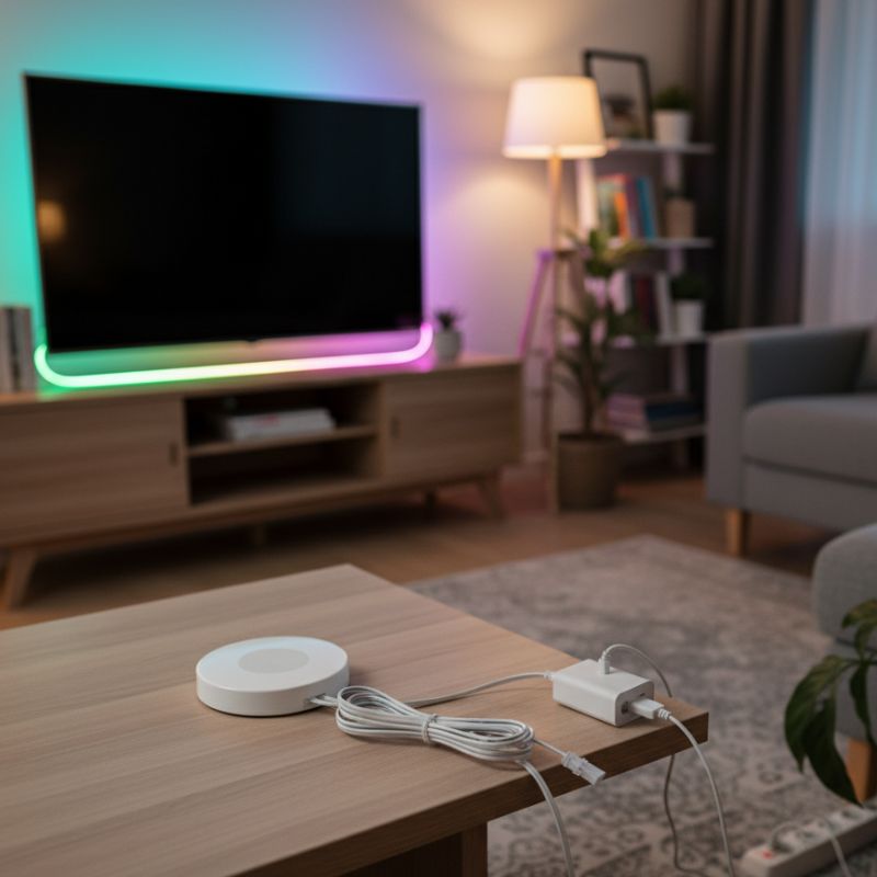 Connecteur Tactile LED Avec Double Câble DC