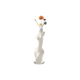 Vase Buste Femme Design Blanc pour Fleurs