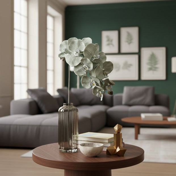 Fleur Artificielle Gris Avec Style Orchidée Moderne