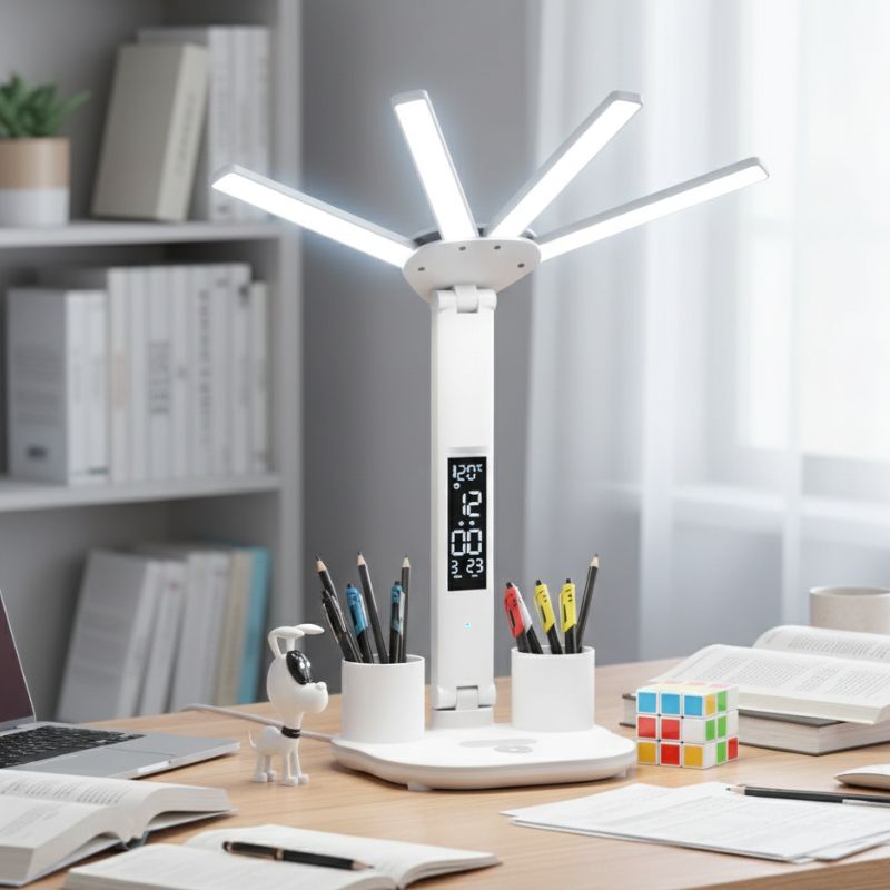 Lampe De Table LED Multifonction À Quatre Têtes