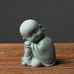 Sculpture Pierre Moine Enfant Endormi