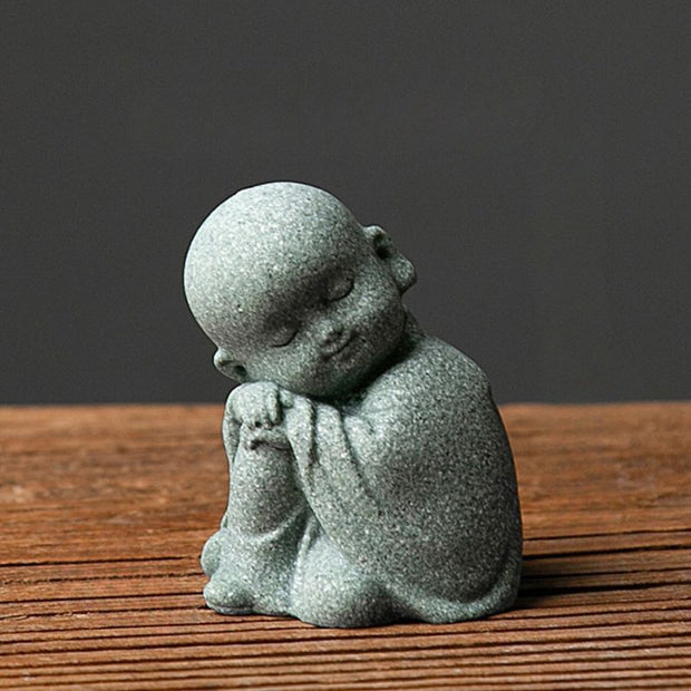 Sculpture Pierre Moine Enfant Endormi