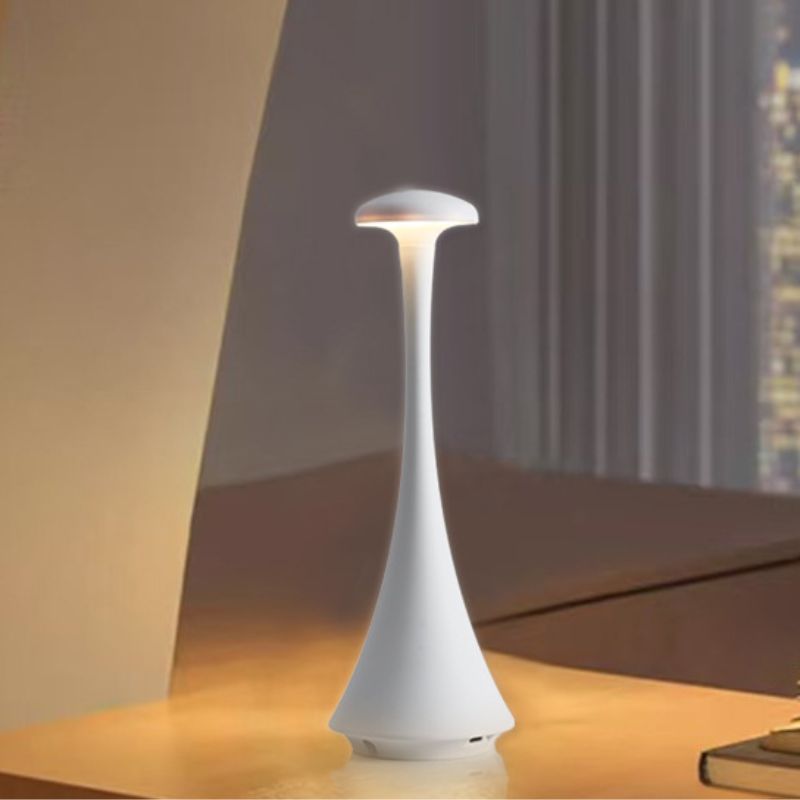 Lampe Champignon Blanc Design Élancé Et Moderne