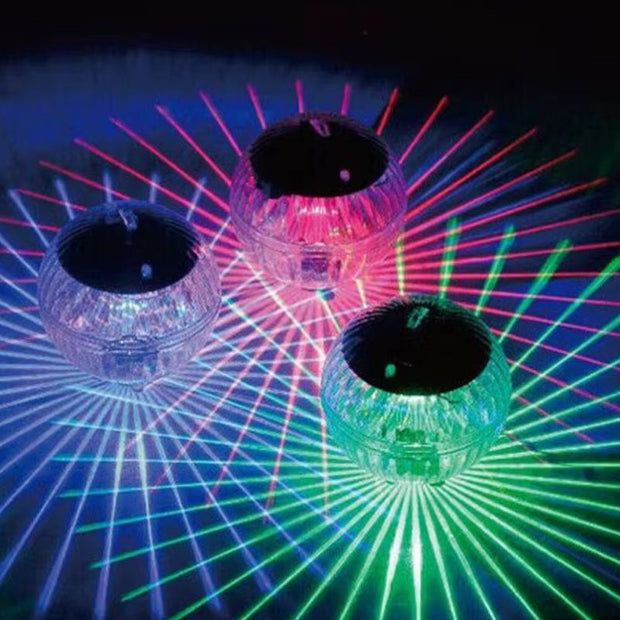 Éclairage de Piscine LED Flottante Solaire