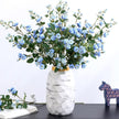 Fleur Artificielle Bleu Tige Élancée Et Ramifiée