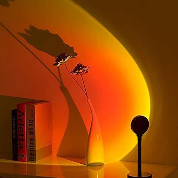 Éclairage de Soirée Projecteur Effet Coucher de Soleil