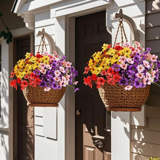 Fleur Artificielle Multicolore Arrangement Festif