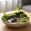 Sculpture Pierre en Bateau Miniature