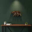 Sculpture En Bois Ours En Relief Artistique