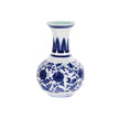 Vase Chinois Bleu et Blanc en Céramique Traditionnelle