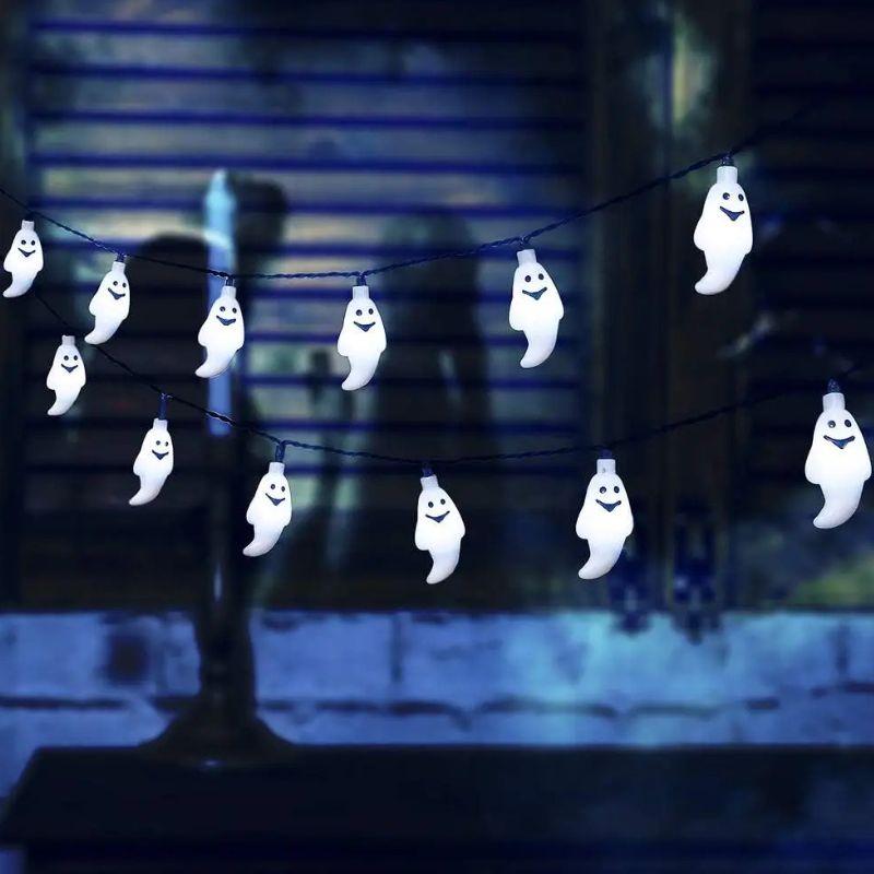 Guirlandes Solaires Fantômes Lumineux LED