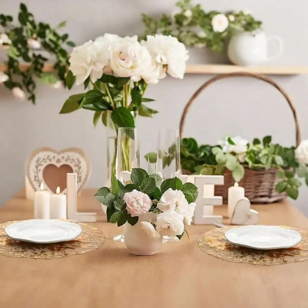 Set De Table En Papier Rond Couleur Royale 30 Pièces