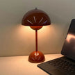 Lampe Champignon Vintage Rouge Tactile Rechargeable