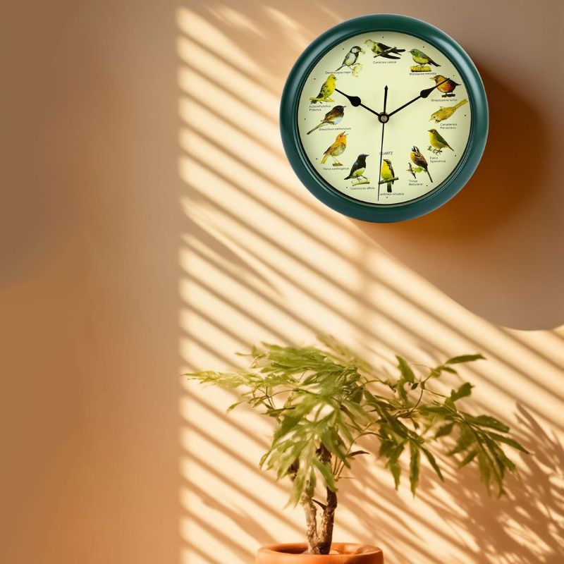 Horloge Parlante Murale Avec Chant D’Oiseaux