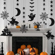Décorations Halloween Guirlande Suspendue Noire
