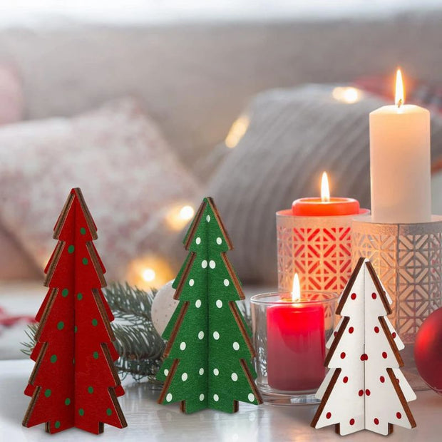 Sapin En Bois Scandinave Avec Design Minimaliste Lot de 3