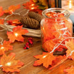 Guirlandes d’Intérieur Feuilles d’Érable LED Automne