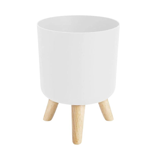 Pot de Fleurs Rond sur Pied pour Plantes