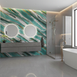 Panneau Mural Salle De Bain Décoratif Avec Style Marbré Raffiné