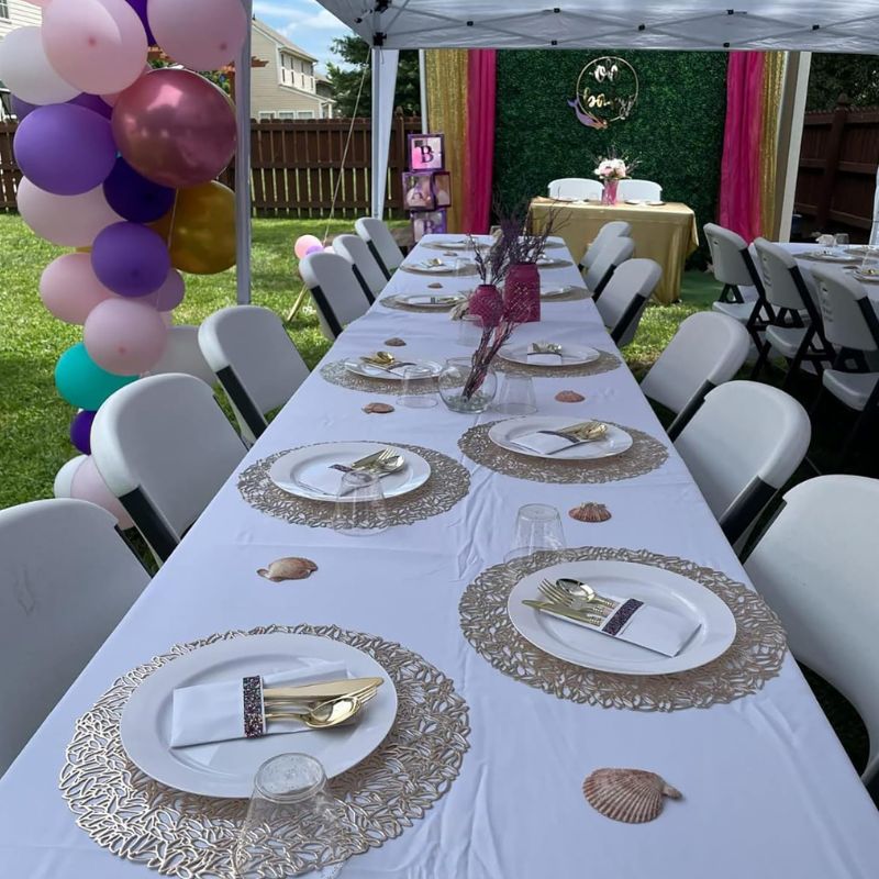 Set De Table Vinyle Motif Feuille Chic Et Raffiné