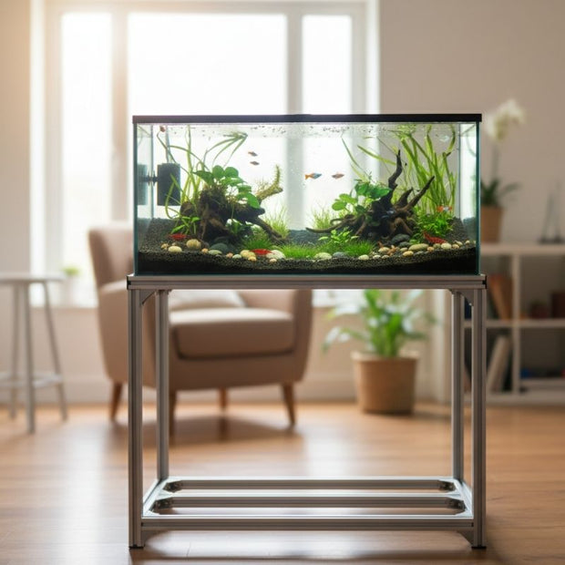 Support Terrarium Rectangulaire En Cadre Aluminium