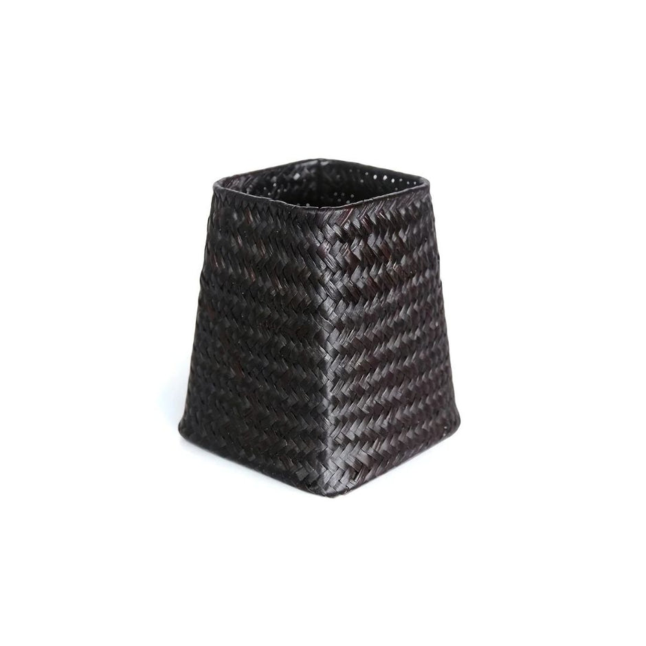 Vase Maison à Fleurs Tissé en Bambou et Rotin